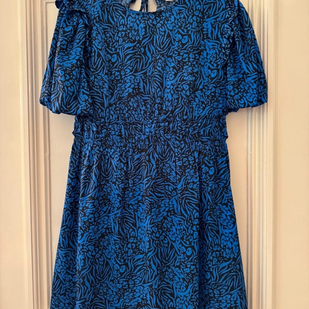Topshop Kids Blue Floral Dress